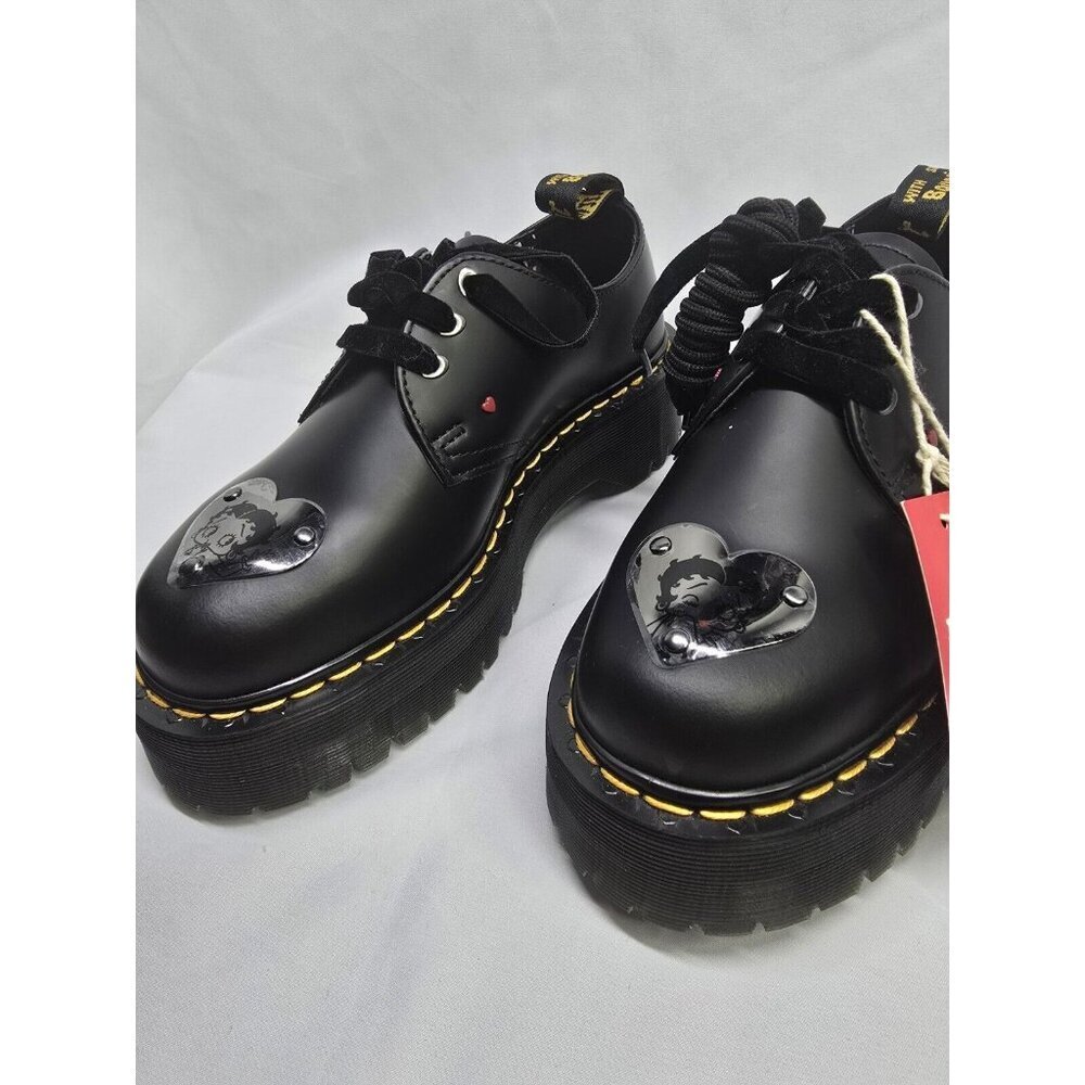 Dr.Martens Betty boop 1461 Quad Platform UK 5 Womens USA SIZE 7- New Without Box - Picture 14 of 16